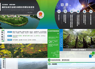 鄉村農業及農村旅游發展規劃設計PPT展示 項目發
